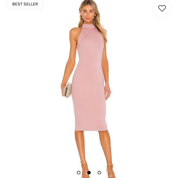 NBD Adelle Midi Dress in Blush revolve - Picture 3 of 6